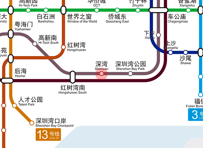 Shenwan station map