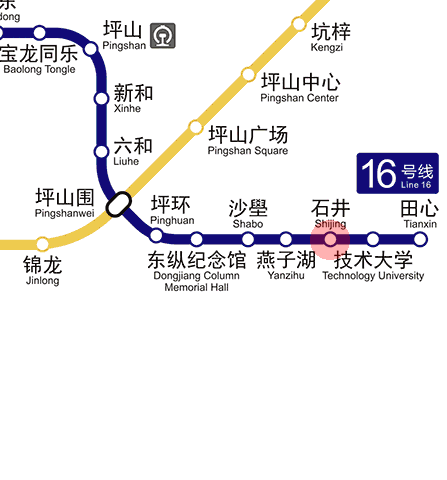 Shijing station map