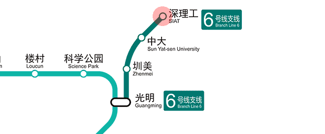 SIAT station map