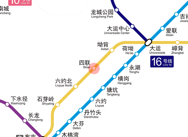 Silian station map