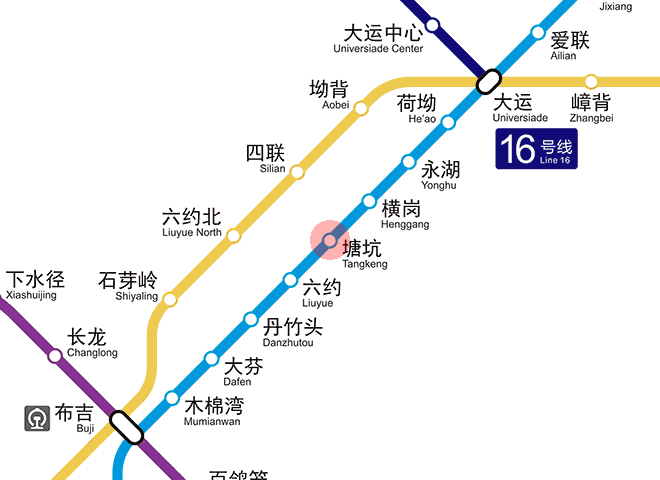 Tangkeng station map