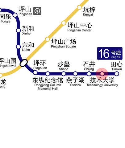 Technology University station map