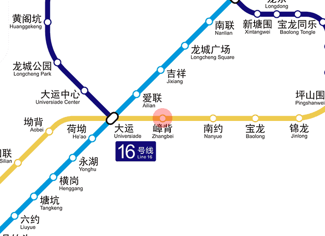 Zhangbei station map