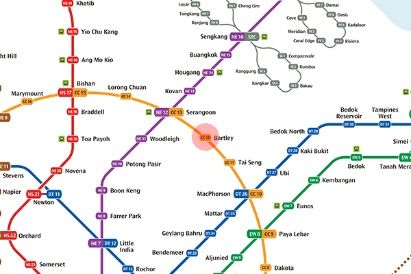 CC12 Bartley station map