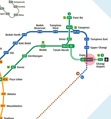 DT35 Expo station map