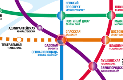 Spasskaya station map