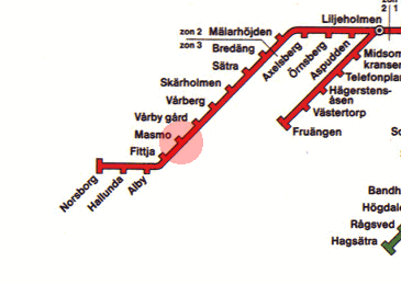Masmo station map