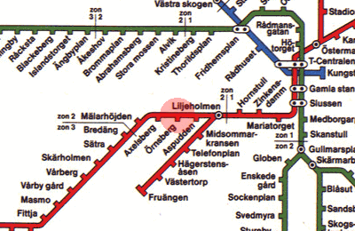 Ornsberg station map