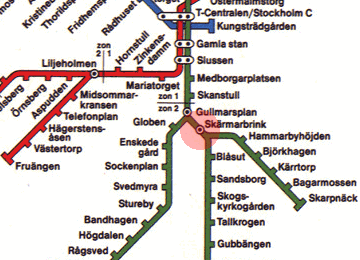 Skarmarbrink station map
