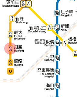 Danfeng station map