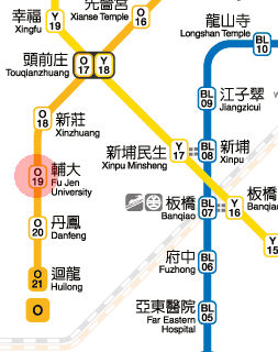 Fu Jen University station map
