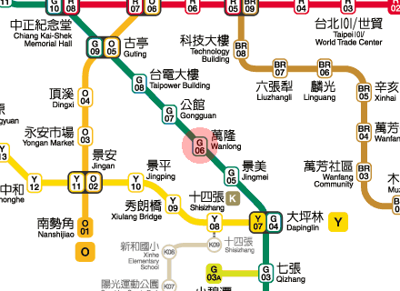 Wanlong station map