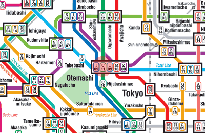 C-11 Otemachi station map