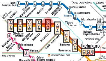 F-05 Hikawadai station map