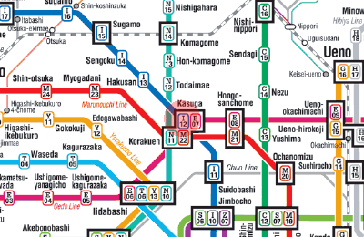 I-12 Kasuga station map