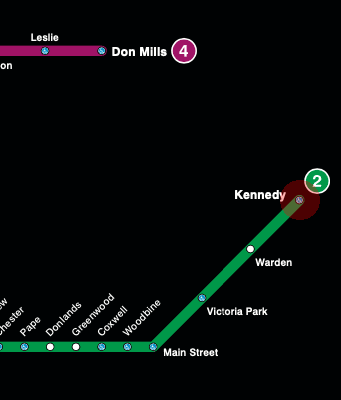 Kennedy station map