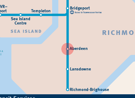 Aberdeen station map