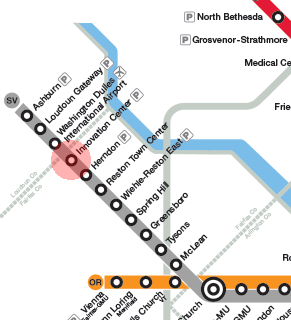 Innovation Center station map