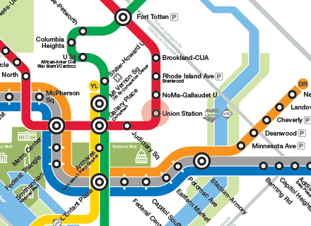 Union Station station map
