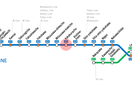 Katakuracho station map