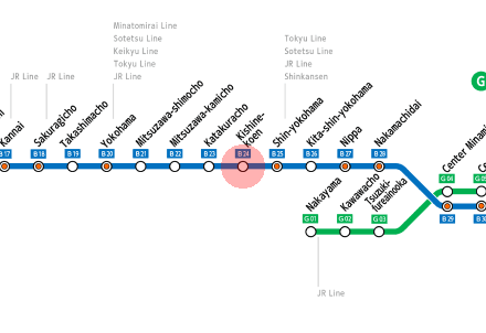 Kishine-koen station map