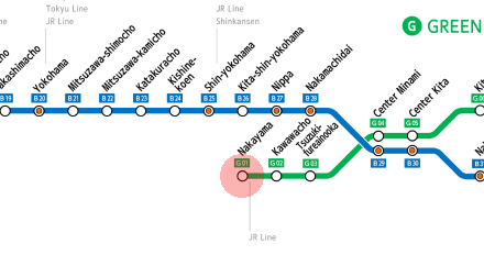 Nakayama station map